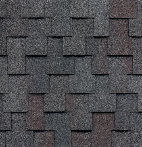 Malarkey Roofing Windsor Scotchgard Black Oak roof shingle swatch